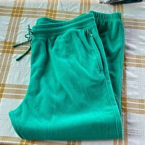 Eddie Bauer Quest Fleece Jogger NWT size XL emerald green